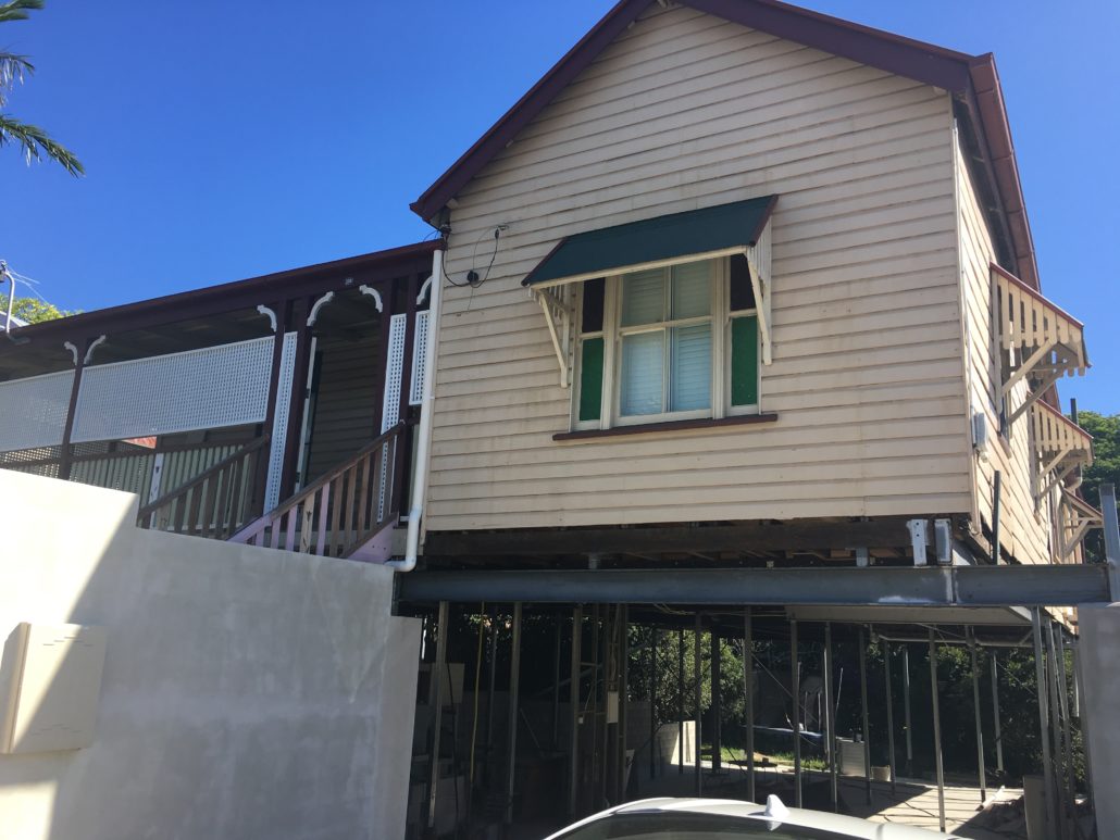 Bardon Home during renovations